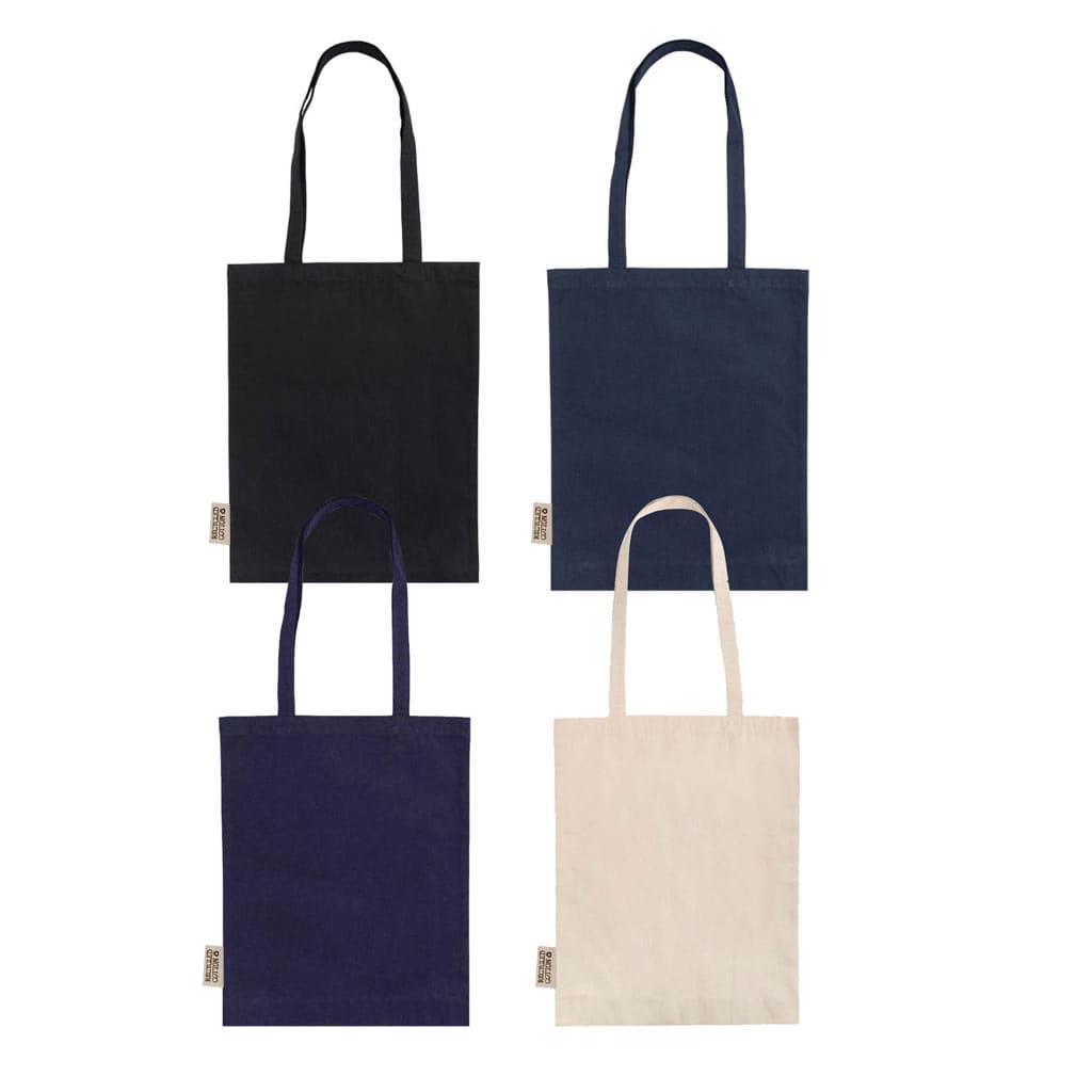 ABLAR GRS certified Recycled Cotton Tote Bag Black Jasani